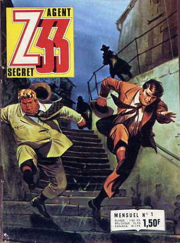 Scan de la Couverture Z 33 Agent Secret n 1